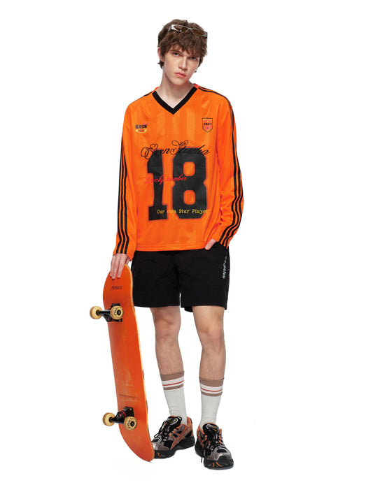 Game Day 3.0 Long Sleeve Jersey No. 18 - Orange