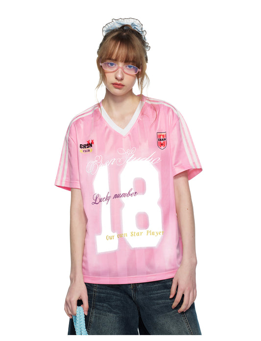 Game Day Jersey No. 18 - Pink