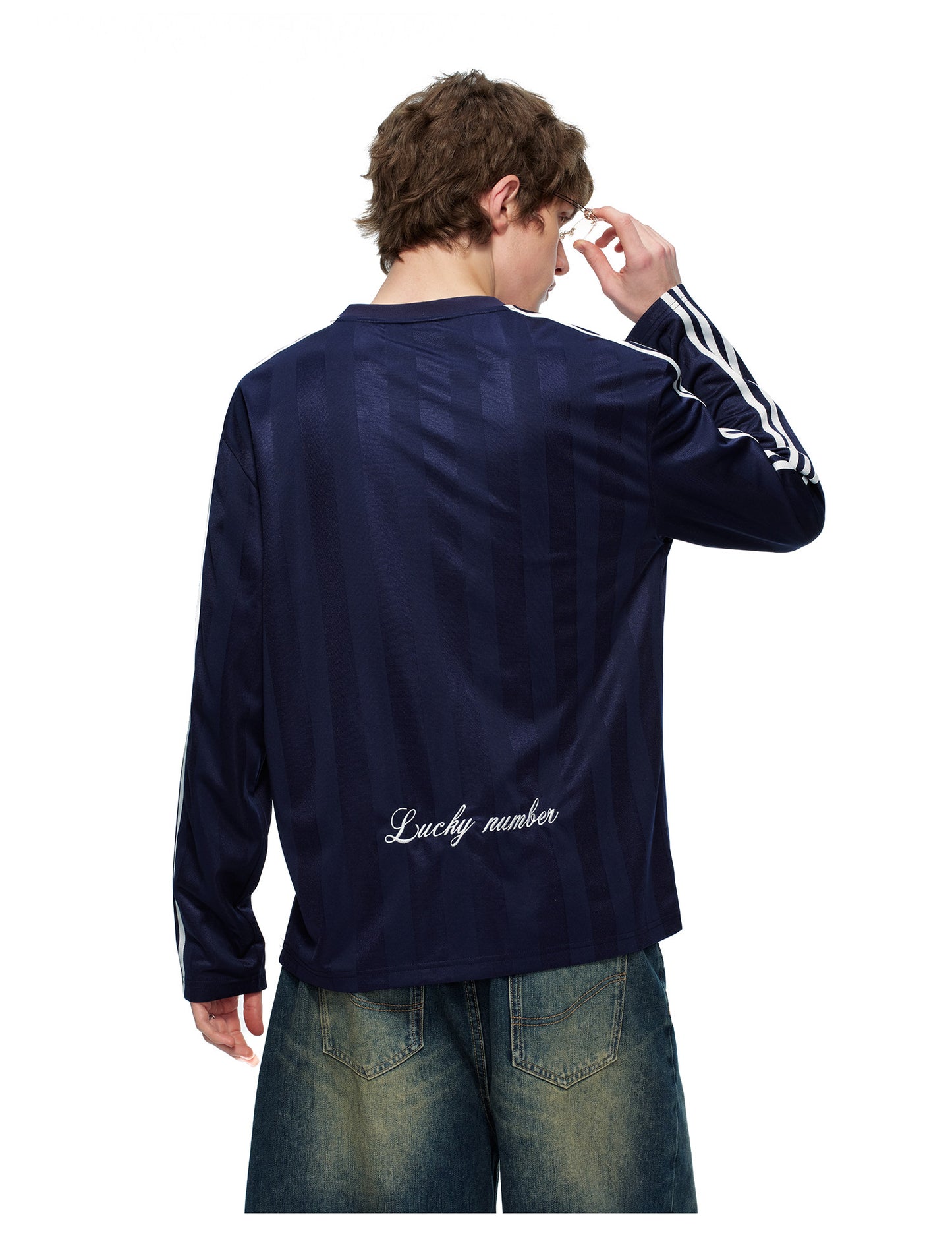 Game Day 3.0 Long Sleeve Jersey No. 18 - Navy