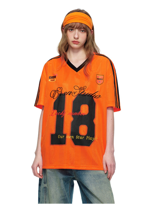 Game Day Jersey No. 18 - Orange