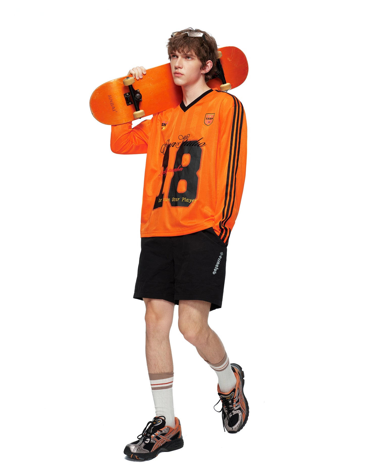 Game Day 3.0 Long Sleeve Jersey No. 18 - Orange