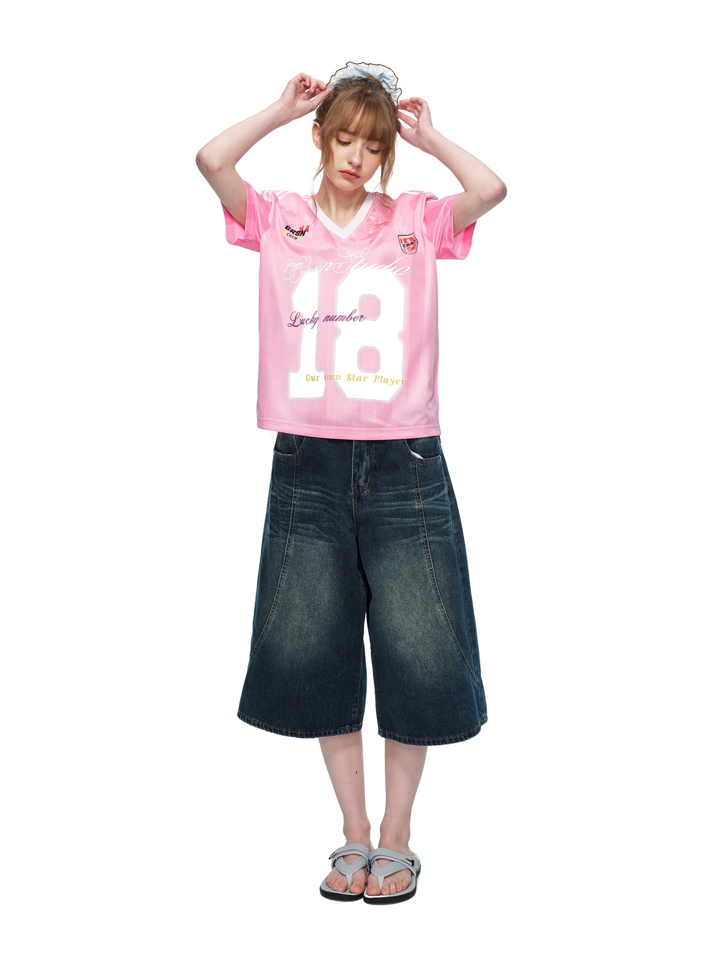 Game Day Jersey No. 18 - Pink