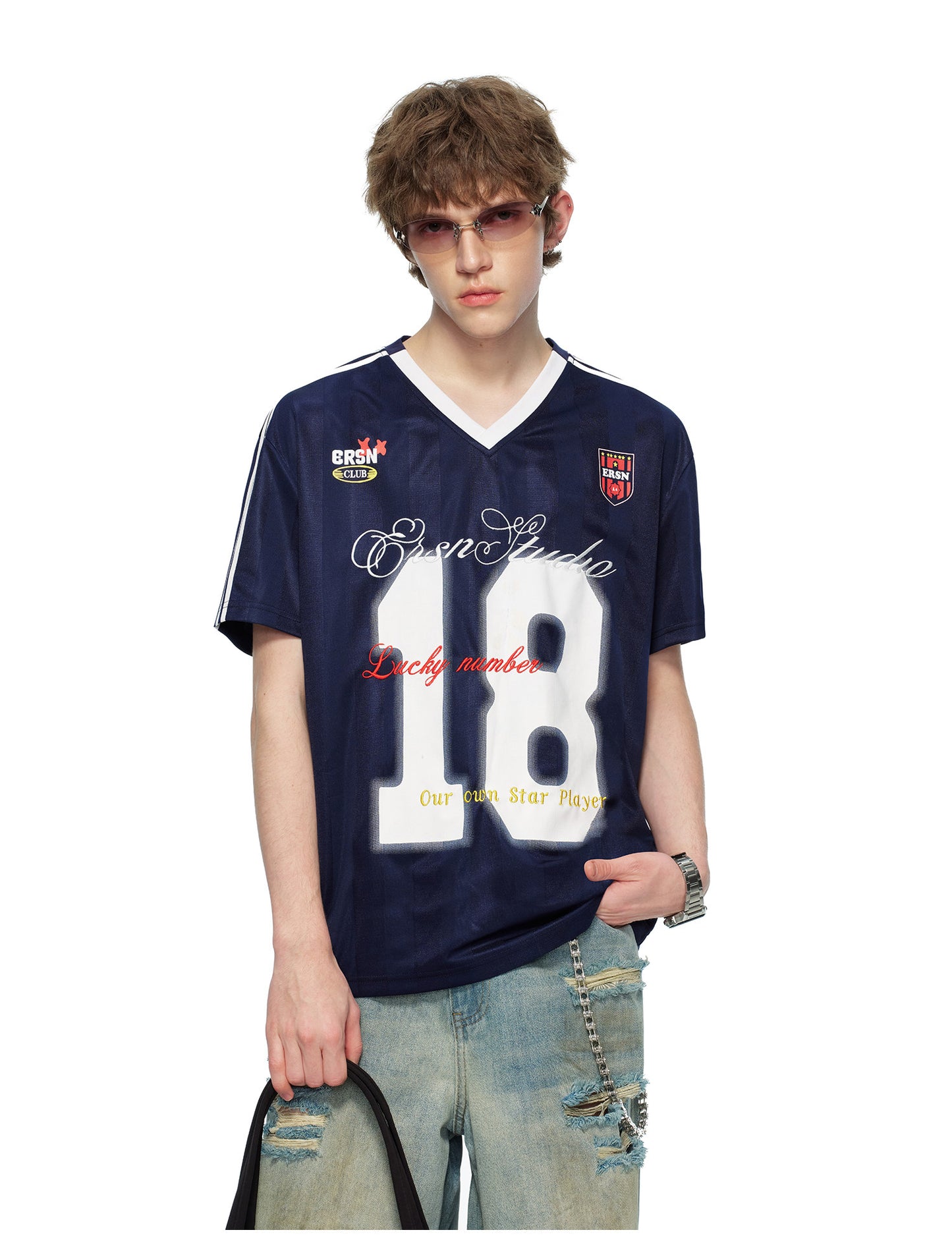 Game Day Jersey No. 18 - Navy