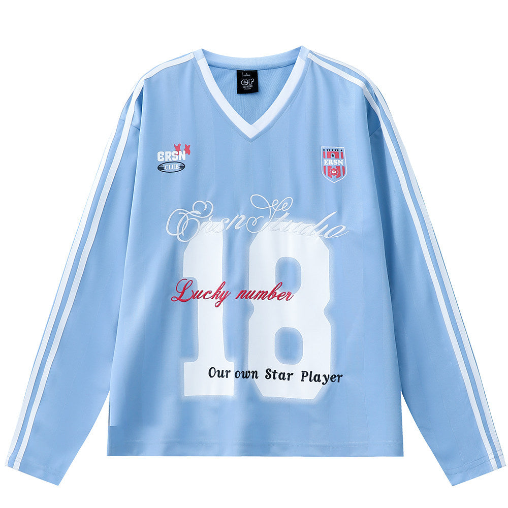 Game Day 3.0 Long Sleeve Jersey No. 18 - Blue