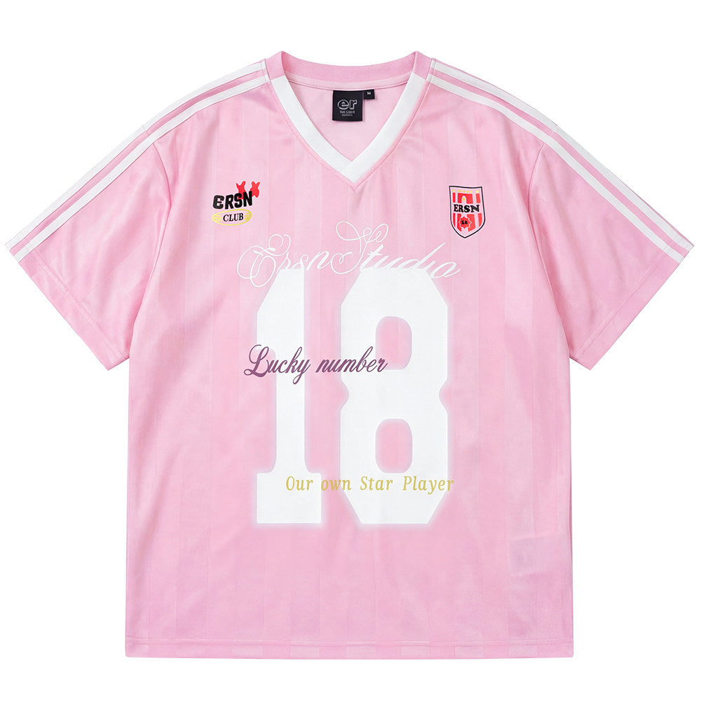 Game Day Jersey No. 18 - Pink