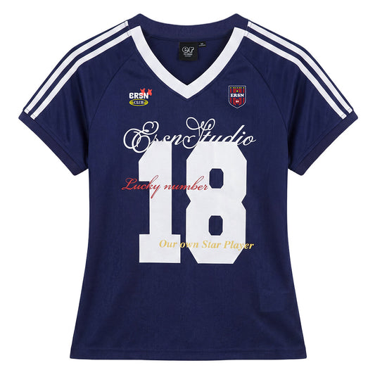 Game Day 2.0 Slim Jersey No. 18 - Navy